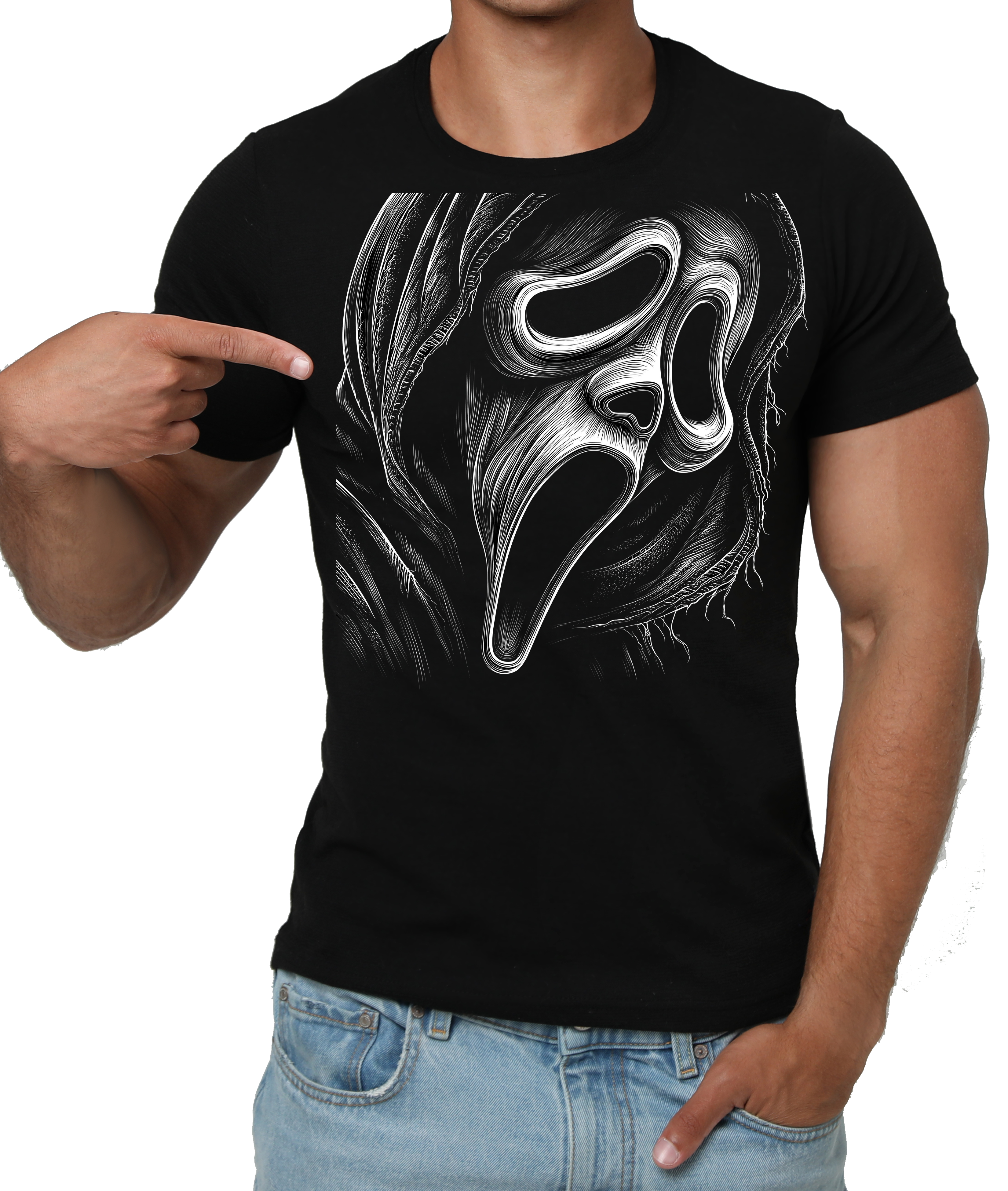Scream Ghost T Shirt